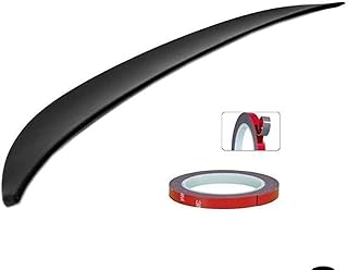 Generic Turkish Leather Rear Spoiler for 2010 Kia Cerato - Black, Leather Finish