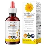 Tarassaco Drenante in Gocce Concentrate - Macerato Glicerico 100 ml - Integratore Diuretico Naturale, Depurativo Fegato e Intestino, Dandelion Root, Dente di Leone Estratto di Radice