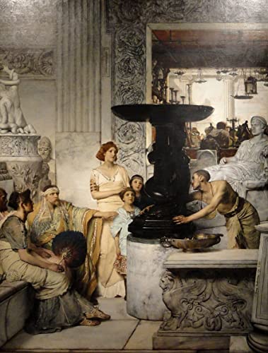 Affiche impression d'art Lawrence Alma Tadema déco élégante pour grand mur de salon