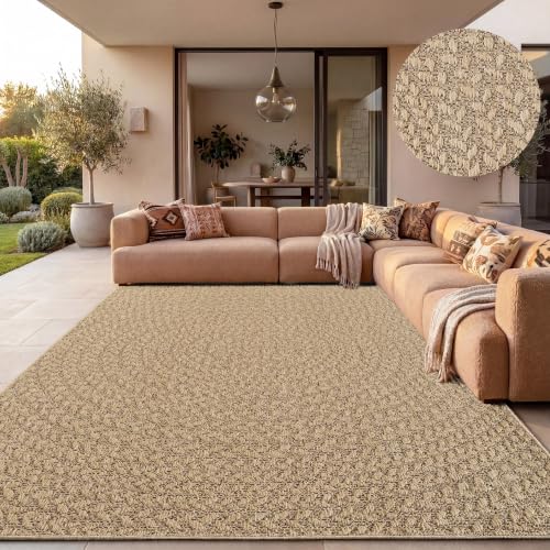 Paco Home Outdoor Teppich Wetterfest, moderner Jute-Look in natürlicher Sisal Optik, Robust, ideal für Terrasse Wohnzimmer & Küche… – Ansicht 2