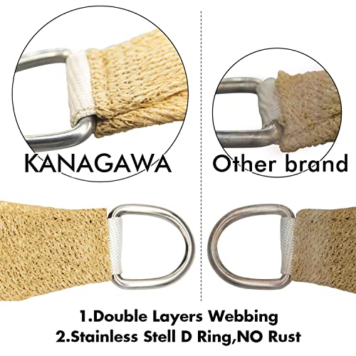 Image of KANAGAWA 12'X16' Sun Shade Sail Sand Curved Rectangle Customizable