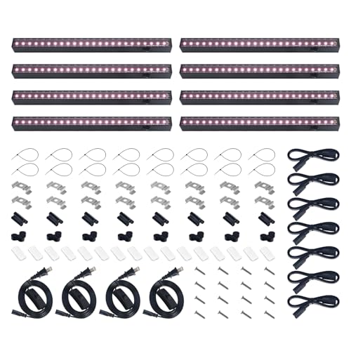 Image of Barrina T5 Grow Lights for Greenhouses, 1FT 5W, Full Spectrum, 8 Packs