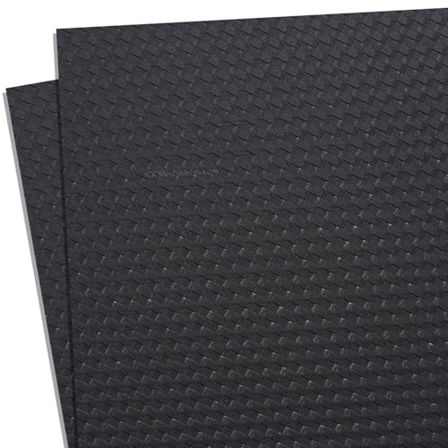 HOLSTEX Thermoform Sheet - (Basketweave Texture) - (.080 Thickness) - (8in x 8in Sheet) - (Storm Gray) - (2 Sheets) - for Holster Making, DIY Cosplay, Airsoft Armor