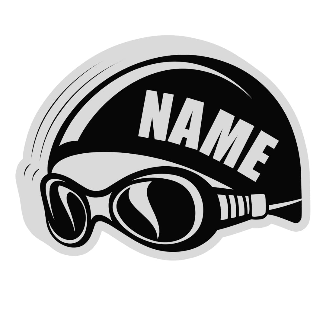 Personalized Swim Sticker Custom Your Name Swimming Decal Customized Swimmer Gift Bumper Stickers for Water Bottle Laptop Car Truck