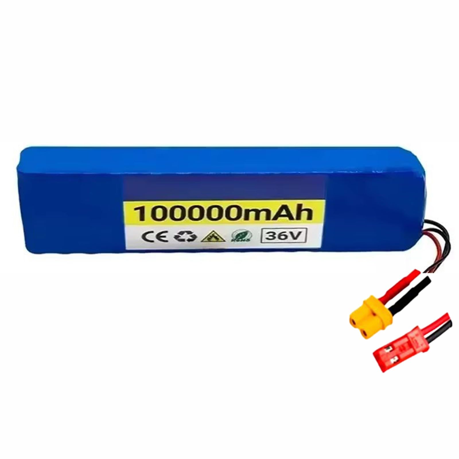36V Batería De Iones De Litio Batería para Bicicleta Eléctrica De 36 V Y 100 Ah 10S3P para Patinete Eléctrico con Cargador De 42 V Y 2 A