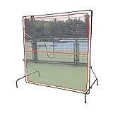 Excellent Tennis Rebound Net, 6.7x 6 Ft Rebound Wall Portable Tennis & Racquet Sports Ball Backboard, Tennis Training for Indoor & Outdoor Tennis Rebounder