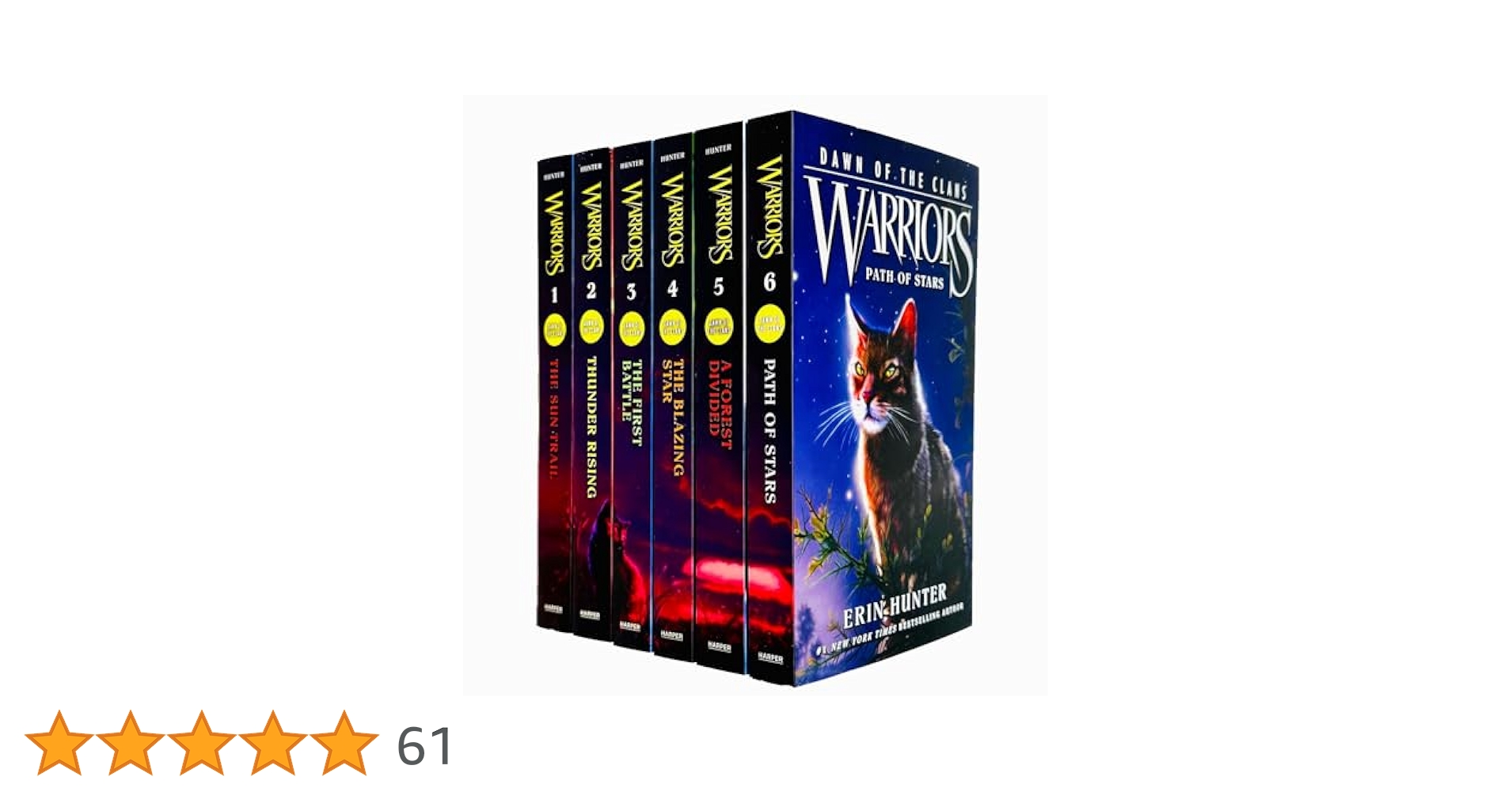 Warriors Cats Dawn of The Clans Prequel Book 1-6 Series 5