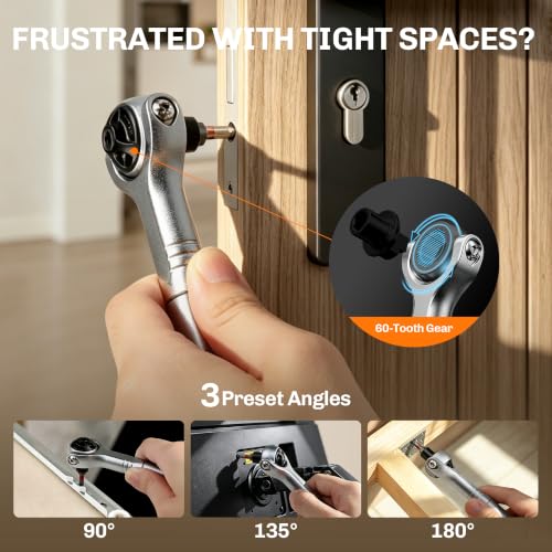 40-in-1 Magnetic Ratchet Screwdriver Set Detachable Handle - image 3