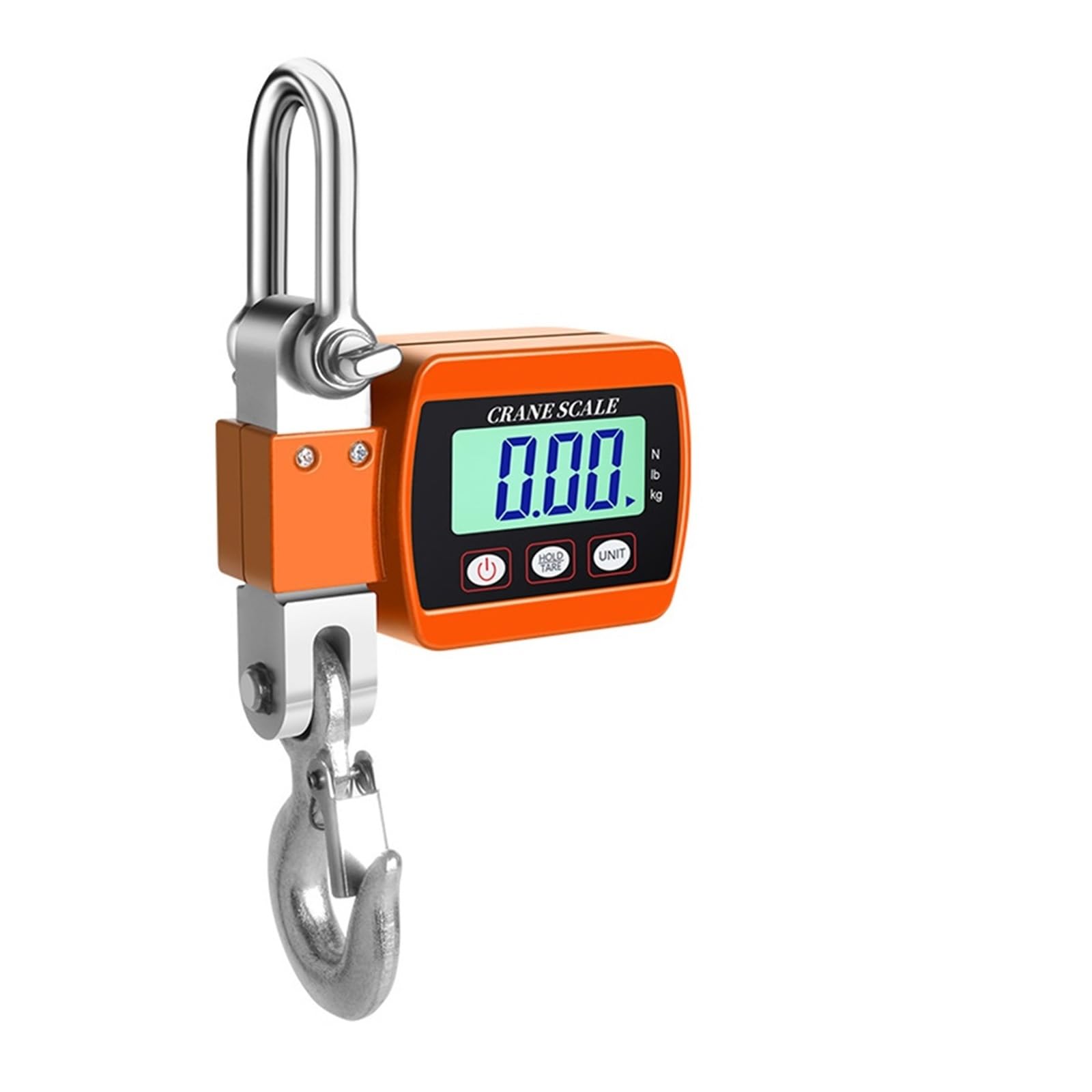 JVDDI Digital Hanging Scale LCD Digital Scale Crane 0.05-500kg Portable Industrial Electronic Heavy Duty Crane Hook