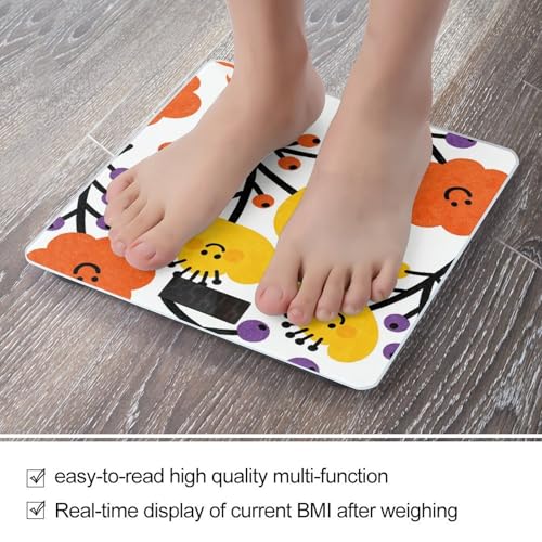 Báscula digital de baño con pantalla LED clara y plataforma de vidrio templado miniatura 5