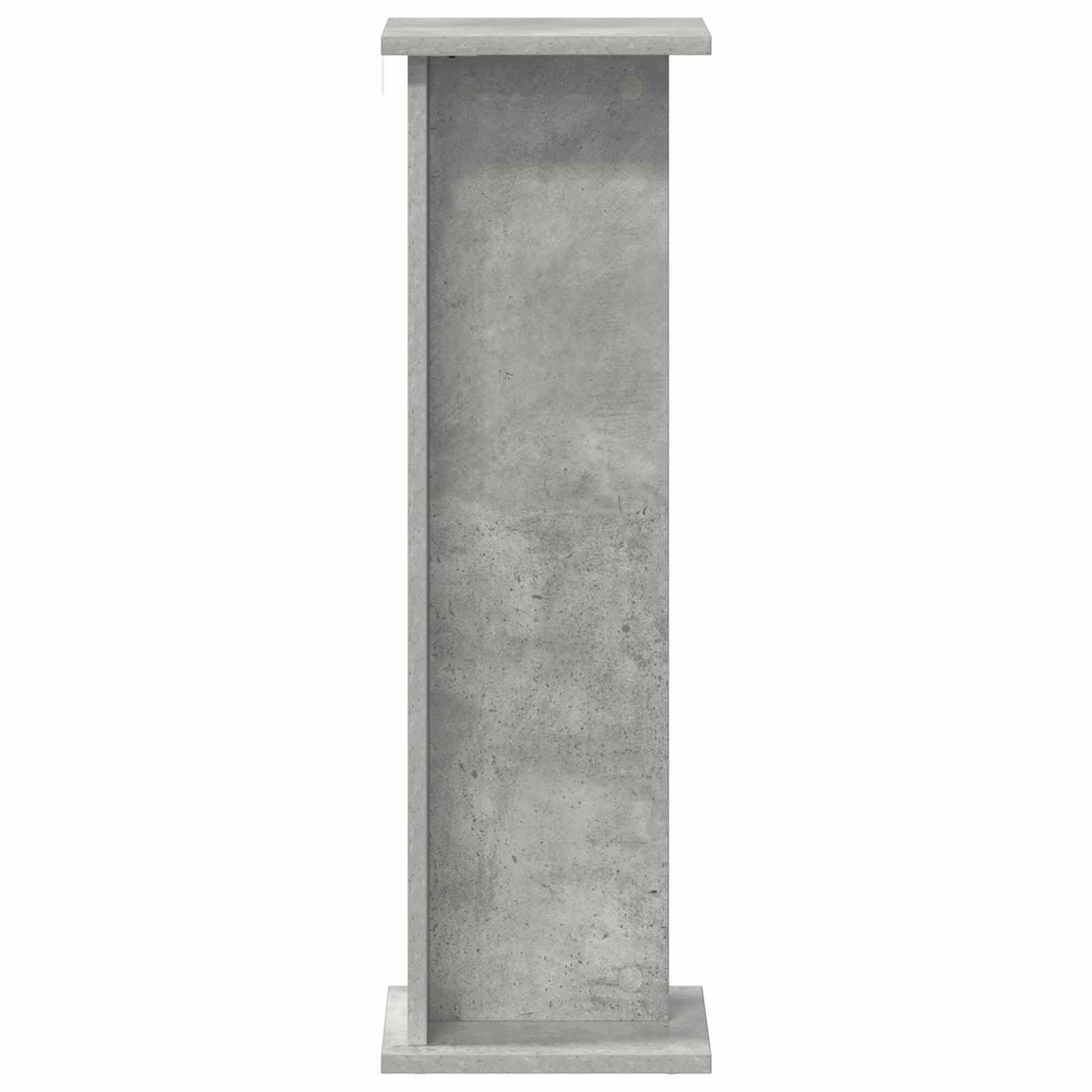 Juego de 2 soportes para plantas, taburetes para salón, color gris