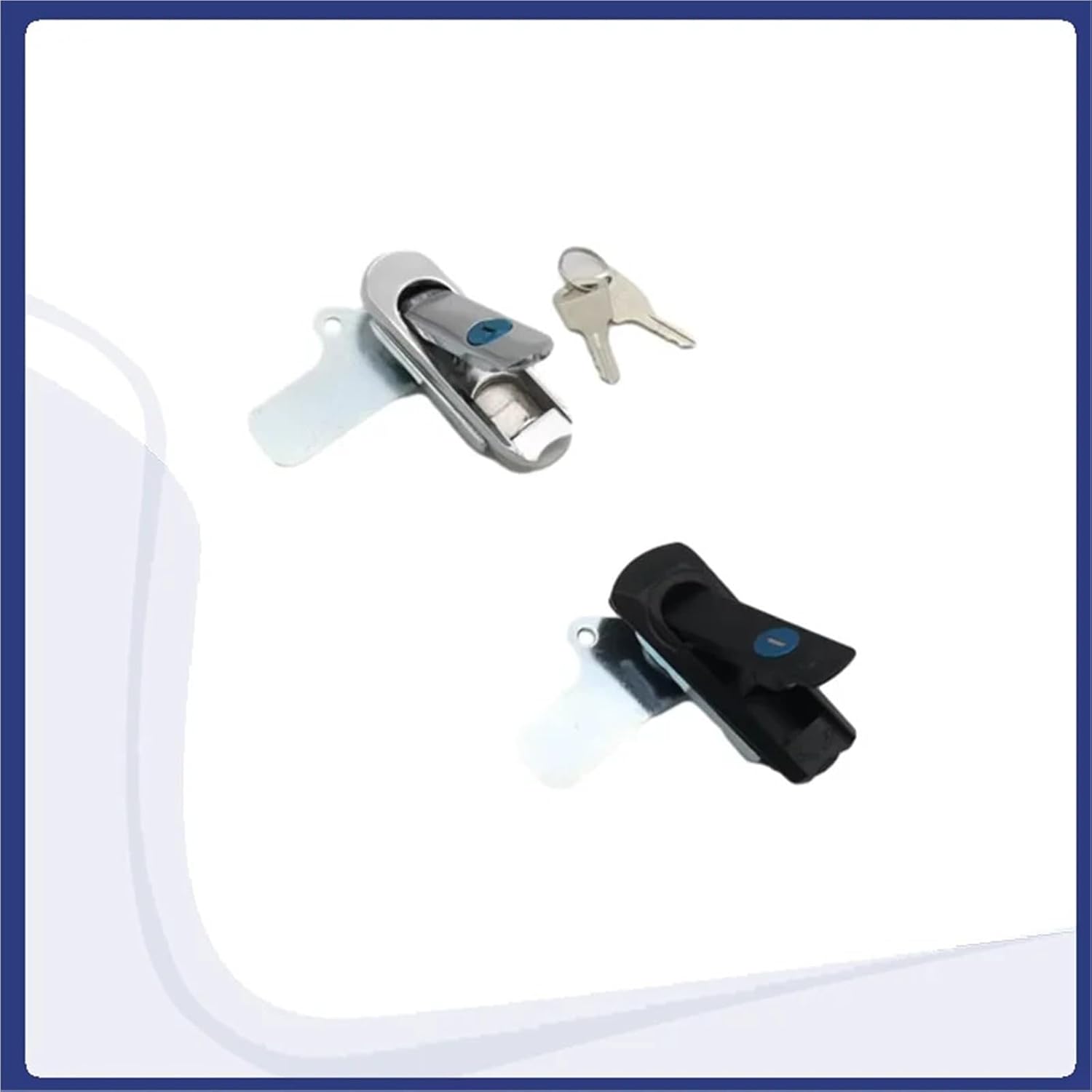 Zinc Alloy Door Lock Control Box Flat 1Pcs(Glossy)