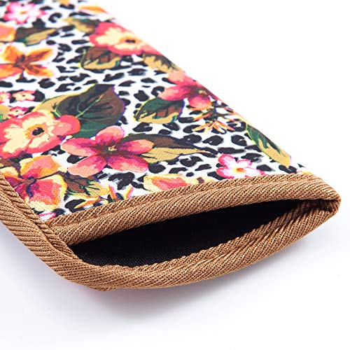 Image of TRIUMPH VISION Reading Glasses Pouch Eyeglass Sleeve Soft Case Slim 3 Pack | Alternative to Bulky Case Lightweight,Neoprene Lined Padded Protect Optical lens Slip in, Cute Pattern Portable for Daily Use