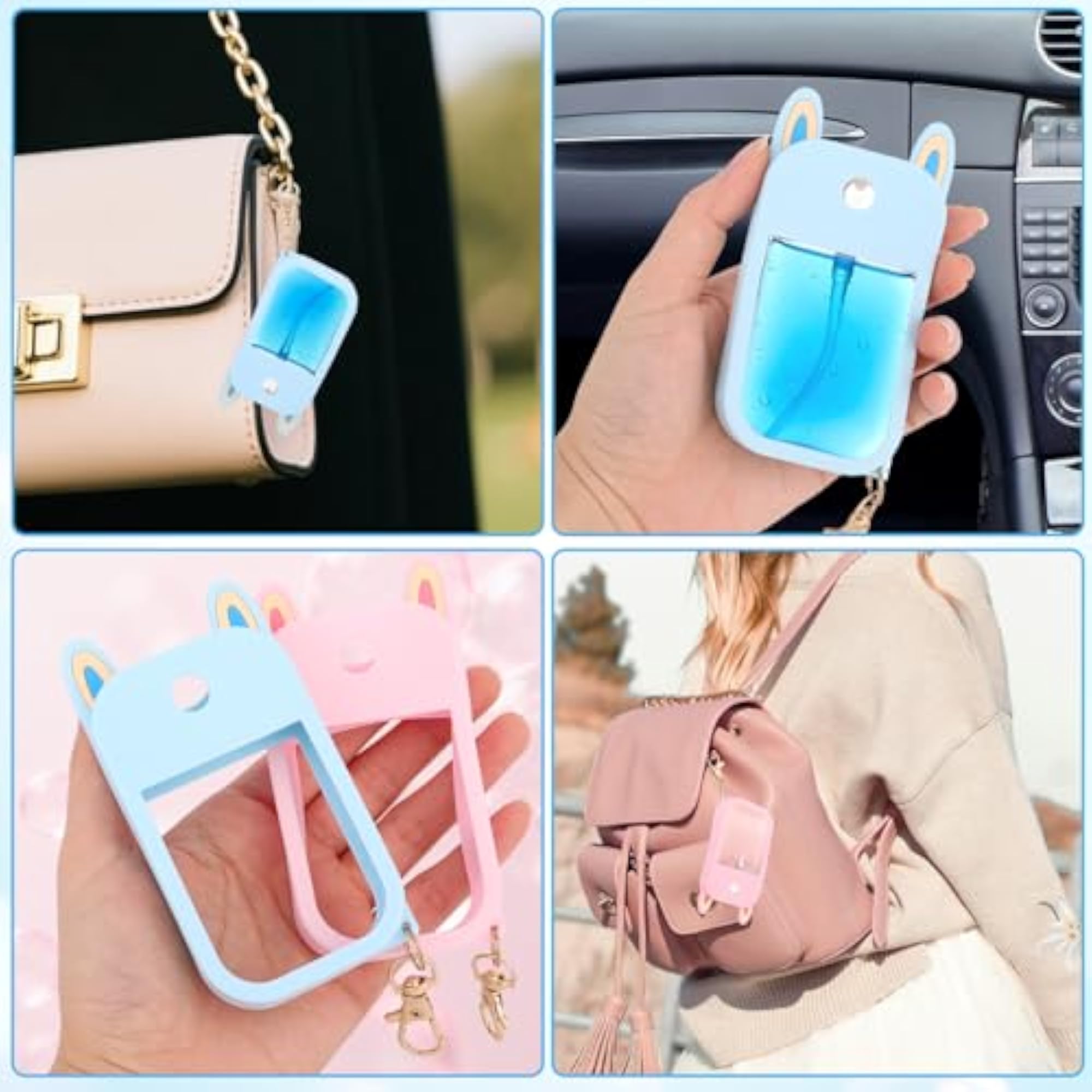 2pcs Silicone Case for Touchland Hand Sanitizer Spray