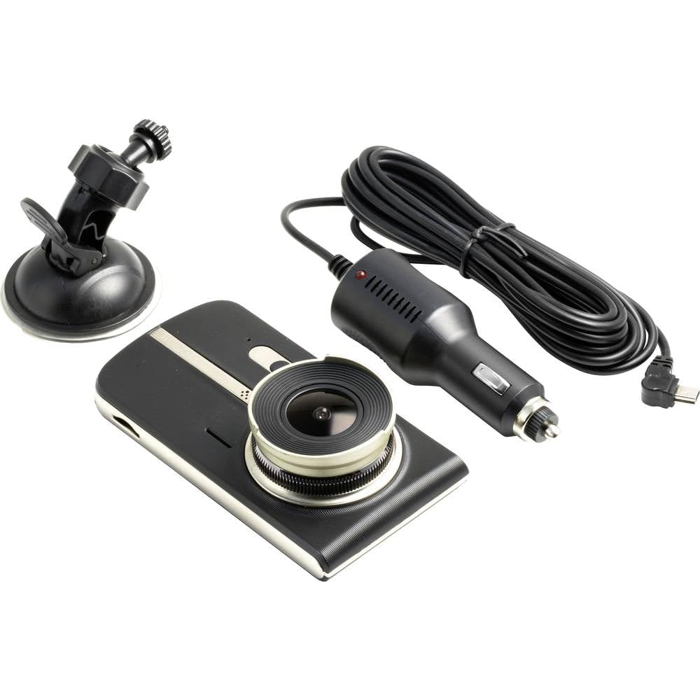 Technaxx Dashcam mit Assistenzsystemen TX-167 - Autokamera mit Sicherheitsassistens, Geschwindigkeitserkennung, Fahrsicherheit, Spurhalteassistent, Abstandswarnung, Ton-Video-Beweissicherung, FullHD