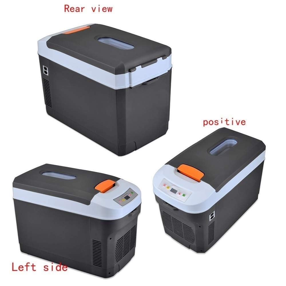 Frigo Portatile Termoelettrico 22L, Frigorifero Elettrico, 12V/24V/220V Funzione Caldo Freddo, Camion Famiglia Auto Camping