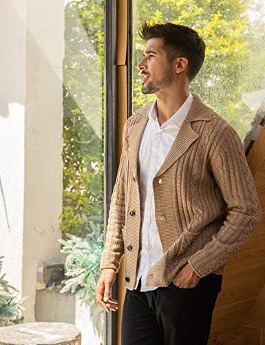 Shawl Collar Cardigan Sweater Button 