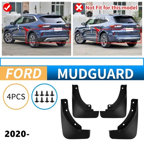 Protector de cejas rueda Ford Escape 2020-2025: Evita daños y salpicaduras 2