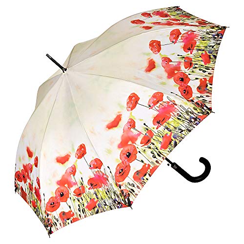 VON LILIENFELDu00ae Parapluie Automatique Femme Motf Floral Coquelicots