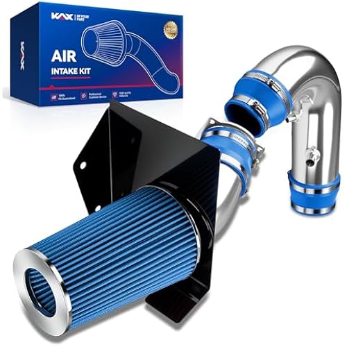 KAX 4" Cold Air Intake Kit for 1997-2003 Ford F-150 4.6/5.4L, Blue