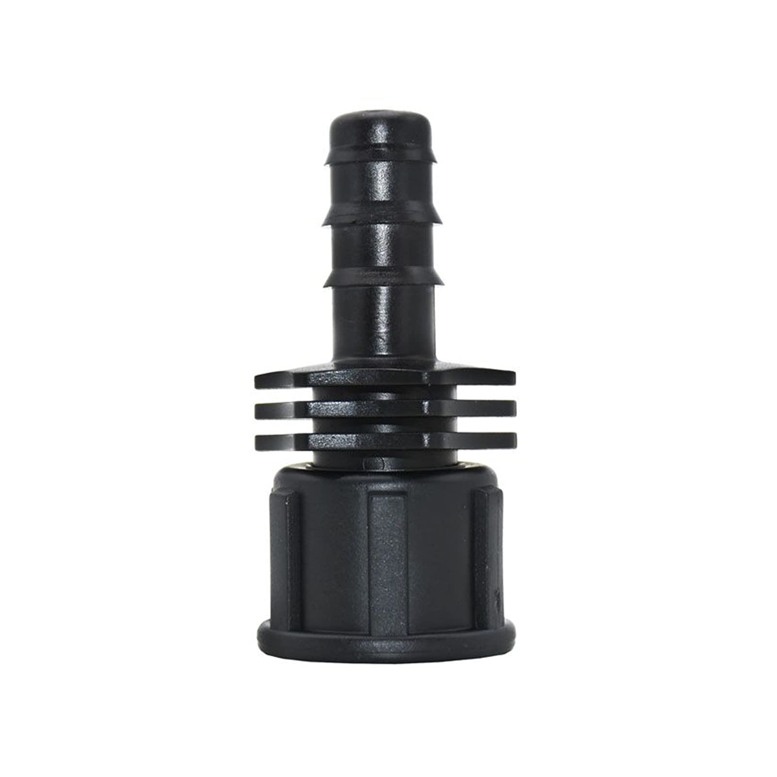 Adattatore per Tubi da Giardino Irrigazione a Goccia Filo Femminile da 1/2 a 16 mm for Tubo Flessibile barbulico con Giunto Adattatore irrigazione 25 (Color : Black)