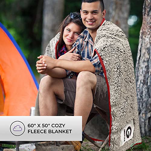 Northwest College Soft Two-Tone Sherpa Throw, 50" X 60" Blanket, Officially Licensed For Bedding, Sofa, Or Gameday, Frosty Fl #TOP1