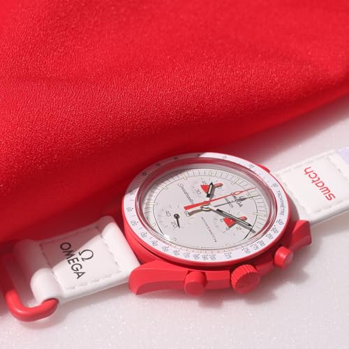 Mars ラッピング付き SWATCH OMEGA MOONSWATCH 正規品 オメガ スウォッチ ミッション 腕時計 火星 コラボ 防水 メンズ レディース 【ショッパー付き】 商品画像8