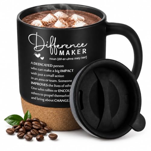Volunteer Thank You Coffee Mug with Lid