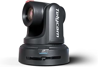 Telycam Explore SE 4K60 PTZ Camera – 30× Optical Zoom, Auto-Tracking, 12G-SDI/HDMI/USB Type-C/NDI|HX, Freed, PoE++ – Ideal for Broadcast, Events & Worship (Black)