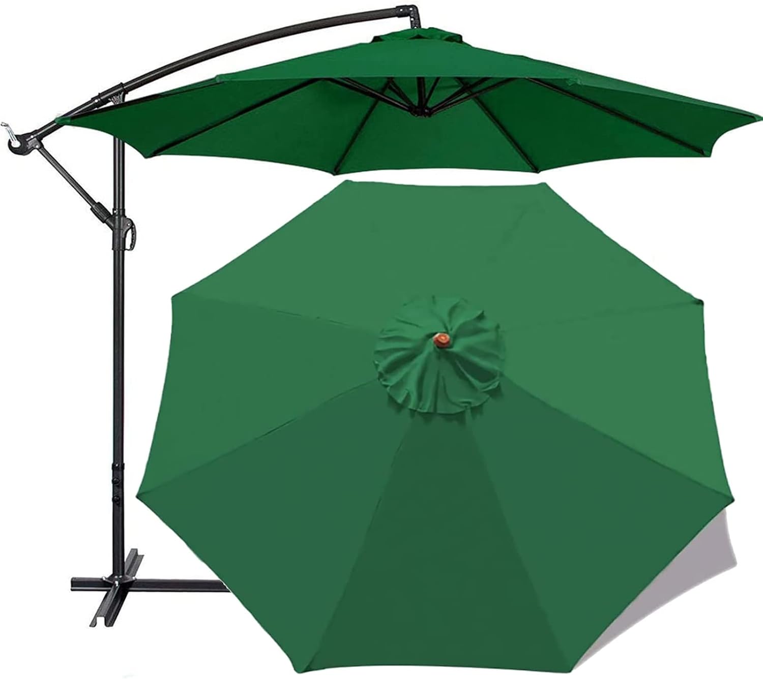 Patio Umbrella Cover Cloth 2.7/3m,Polyester Replacement