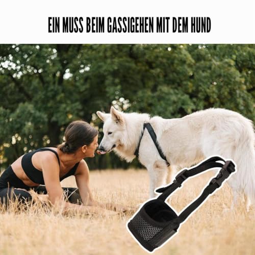 Thoquene Maulkorb für Hunde, Verstellbarem Riemen Große Hundemaulkorb