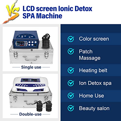 Vniolife 2022 Upgrade Ionic Foot Bath Detox Machine, Ion Detox Foot Spa, Digital Lcd Display, 8 Detox Modes For Home Use Beauty Salon With Arrays, Heating Waist Belt… #TOP2