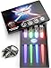 Lightsaber Chopsticks Reusable | Star Wars Gifts and Toys for Kids | LED Light Up Dishwasher Safe Chopstick | Fun Kitchen and Sushi Accessories | Chop Sticks Light Saber | 4 PAIRS & FREE BOTTLE OPENER