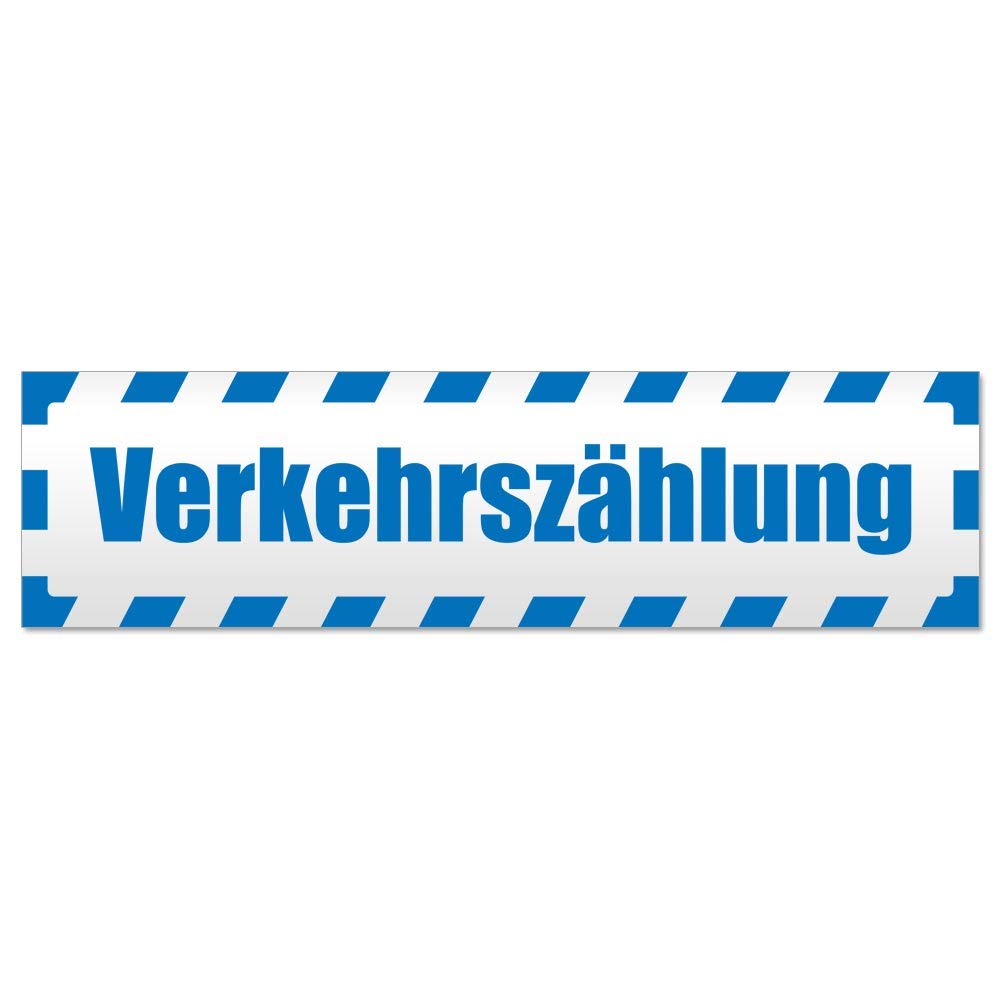 Kiwistar Magnetschild – Wiederverwendbares Autoschild Aus Magnetfolie, 20 Cm Blau, Für Werbung Oder Warnhinweise