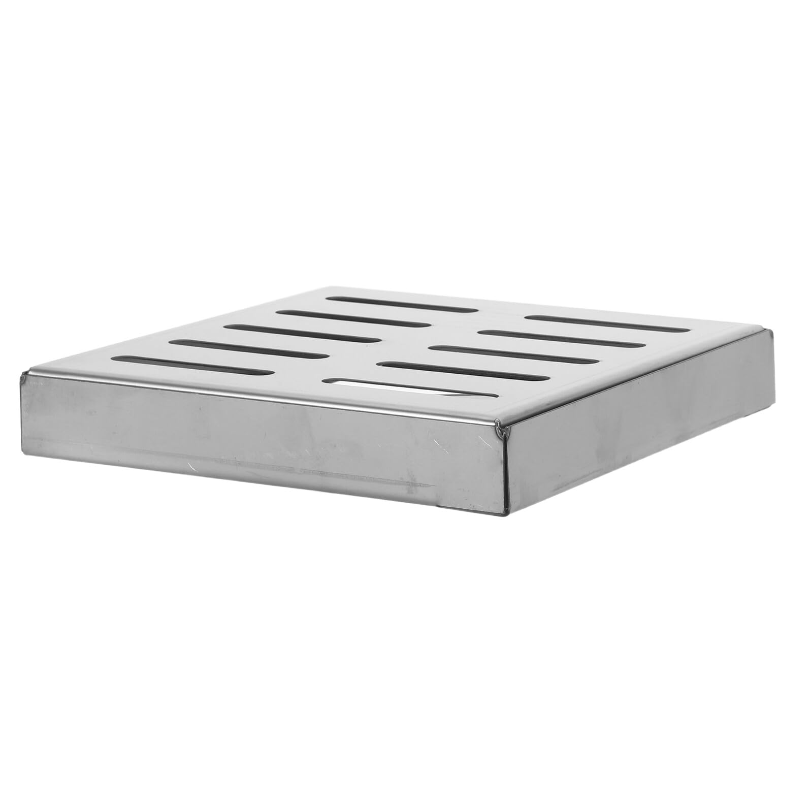 Couvercle de drainage extérieur robuste 200x200 mm et grille de caniveau métal