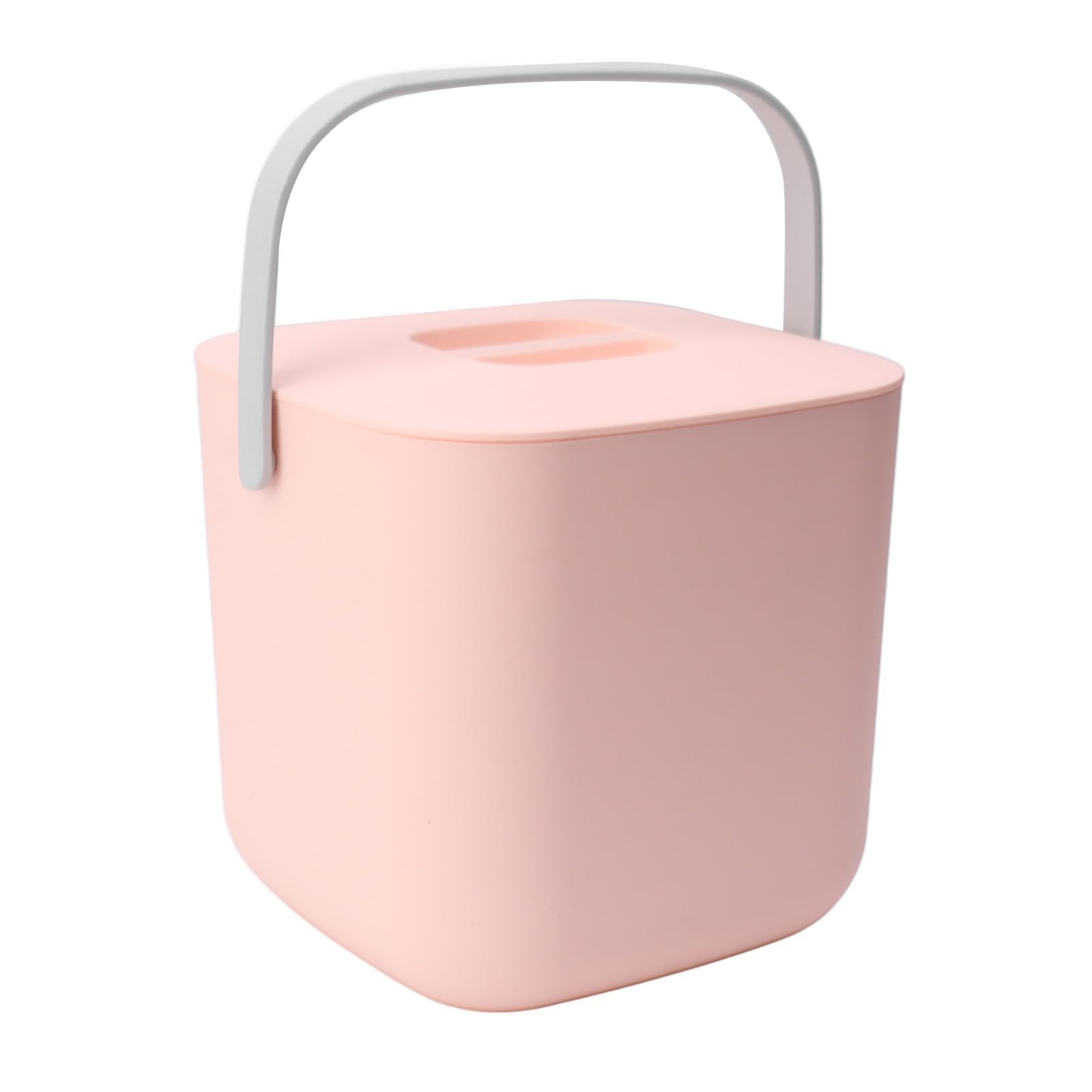Zerodis Mini lavastoviglie portatile per una pulizia profonda, compatta da 18 W, per frutta, verdura, stoviglie, funzionamento a mani libere, ABS leggero, materiale PC (rosa)