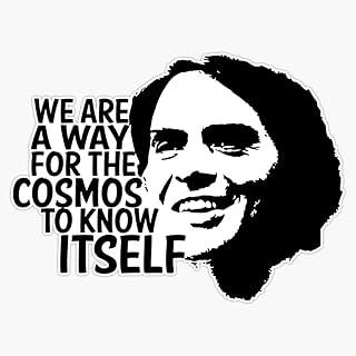 Sponsored Ad - Carl Sagan - Cosmos Sticker Bumper Sticker Vinyl Decal 5"