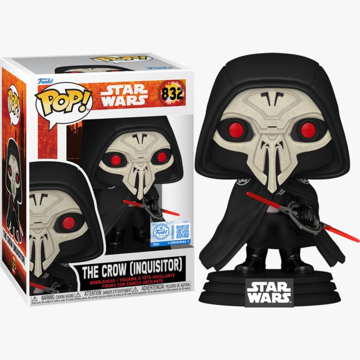 Funko Pop! Star Wars | The Crow (Inquisitor) Nº832 | Special Edition | Figura de Vinilo Coleccionable | Edición Exclusiva para Fans de Star Wars | FS