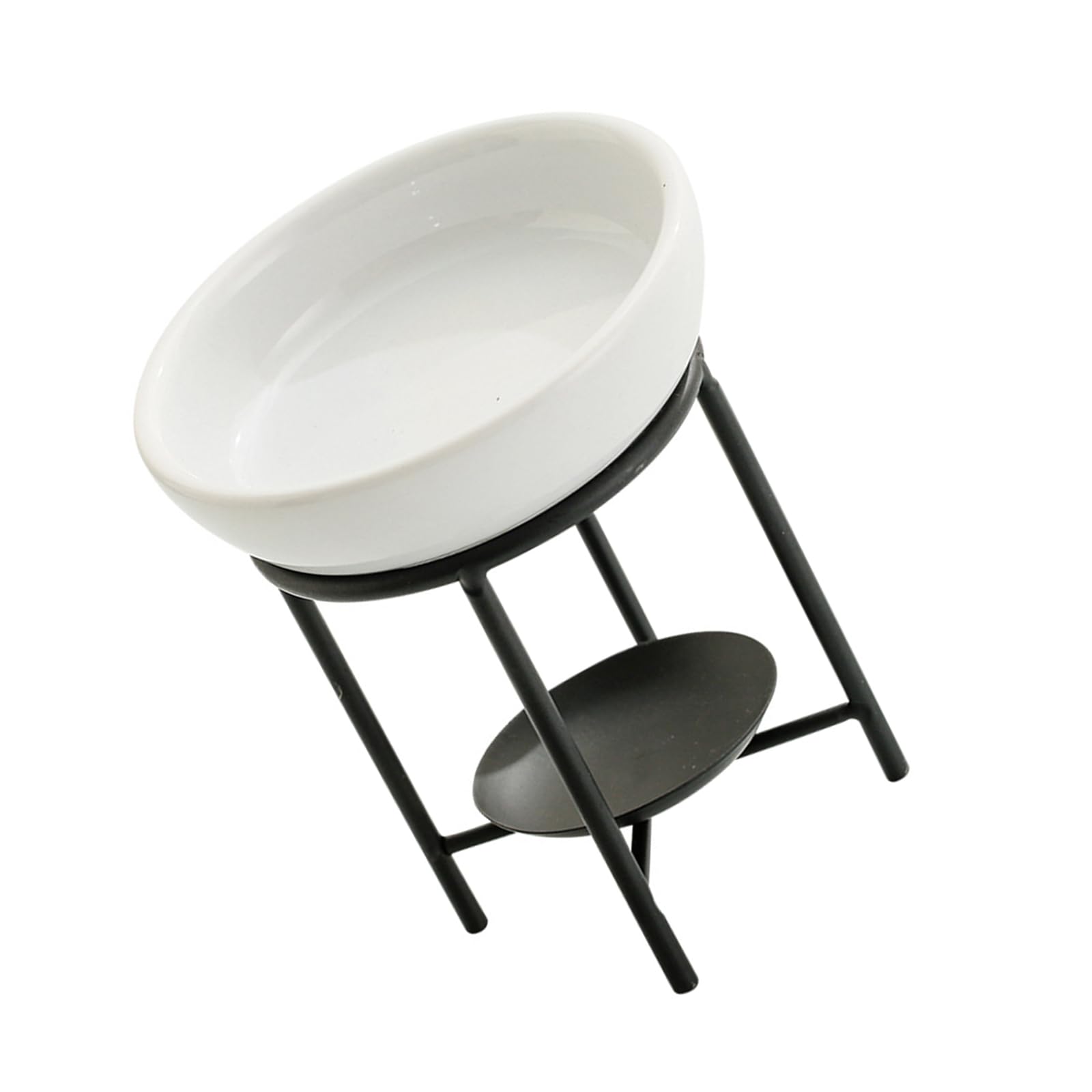 Buxuaaaa Ceramics Aromatherapies Diffuser Bowl with Stable for Legged Tealight Holder Rack Essential Oil Burners Furnaces Decors Aromatherapies Diffuser