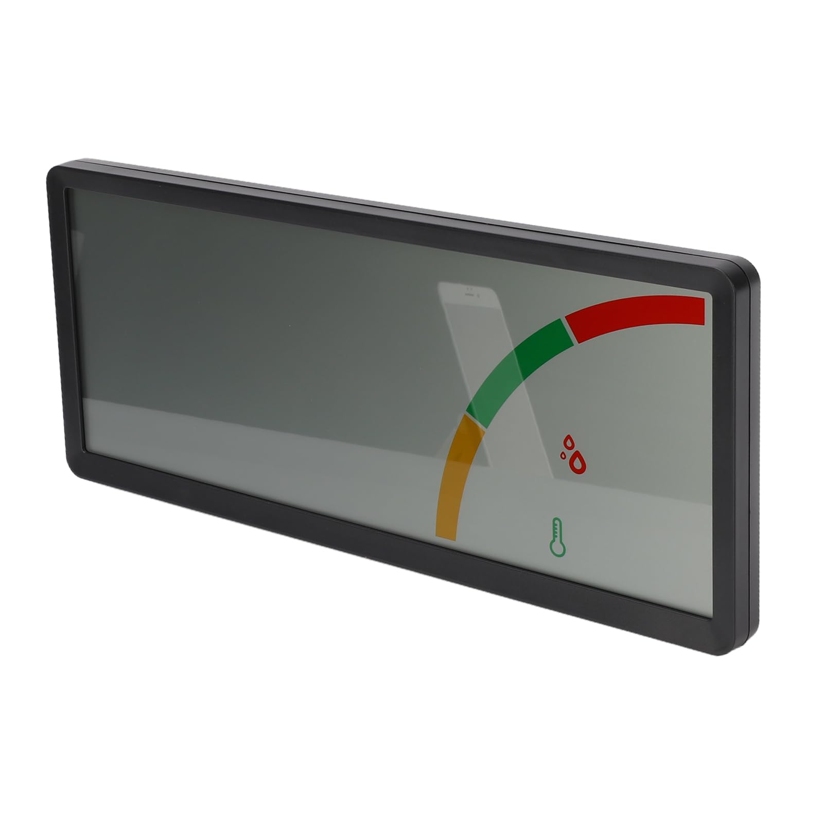 Sxhlseller Orologio da Parete LCD a Batteria con umidità della Temperatura |Calendario Digitale di Grandi Dimensioni per Soggiorno, Display 12/24 Ore