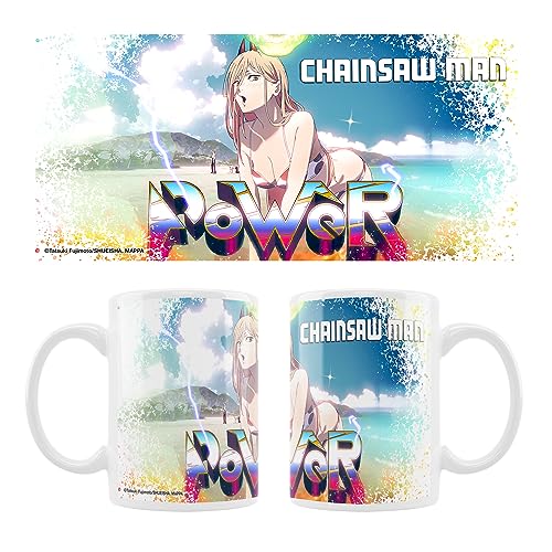 Crunchyroll - Chainsaw Man – Motivo: Power – Tazza/Tazza 320 Ml – Originale E Con Licenza
