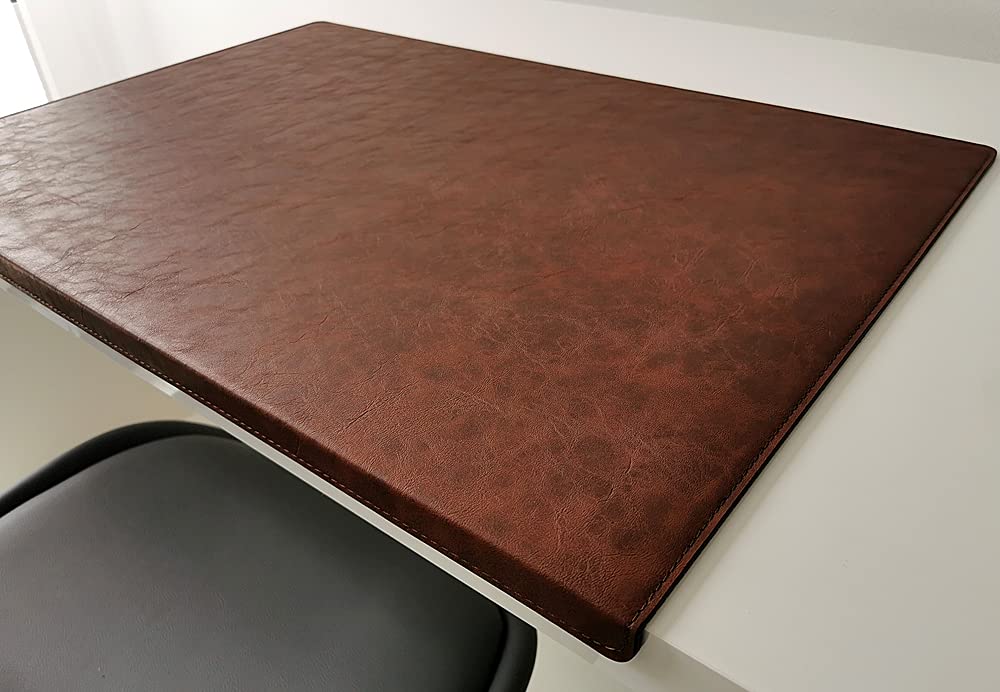 Bureau Onderlegger Antiek Bruin | | 100% leer