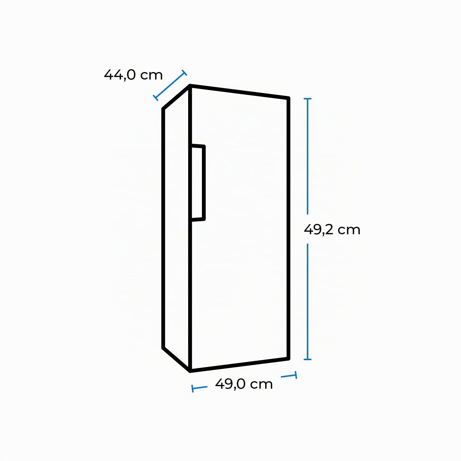 Exquisit Weinkühlschrank WS1-12-GT-030G - 43 l, Schwarz, Glasfront