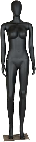 Maniquí de disfraz femenino de cuerpo completo de 72.8 pulgadas con brazos móviles, equipado con soporte y base, adecuado para tiendas de ropa al
