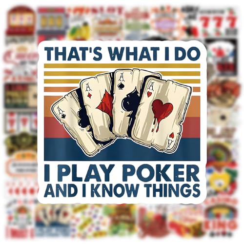 Accessoires de divertissement casino autocollants pour soirées - 6