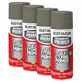 Rust-Oleum 249322 Automotive Self Etching Primer Spray Paint, 12 oz, Dark Green (Pack of 4)