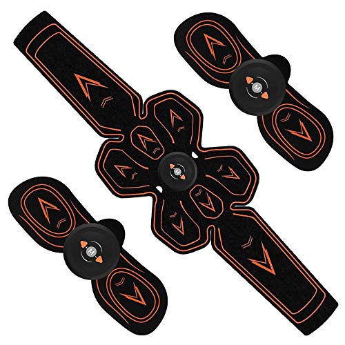 YST Électrique Stimulation Musculaire USB Rechargeable Abdominal Trainer, 6Simulation Modes Fitness Equipment Muscle Stimulation for Cover