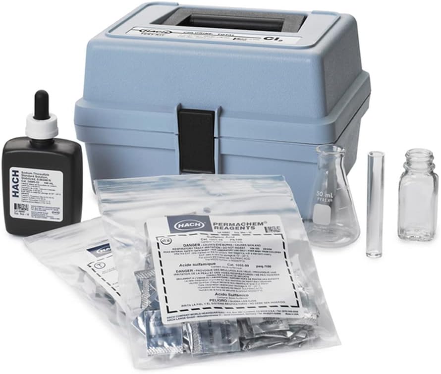 Hach Chloride Low Range Test Kit, Model 8-P, 144001