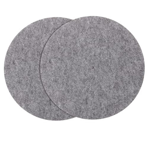 WHAMVOX 2pcs Record Mat Recorder Slipmat Record Player Protective Pad Vinyl Recorder Mat Record Protective Pad Vinyl Player Mat Vinyl Record Pad Felt Digital Turntable Mat