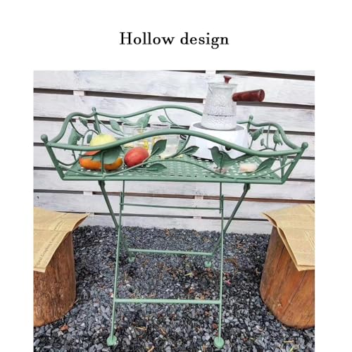 Mesa de picnic vintage portátil para balcones con poco espacio 6